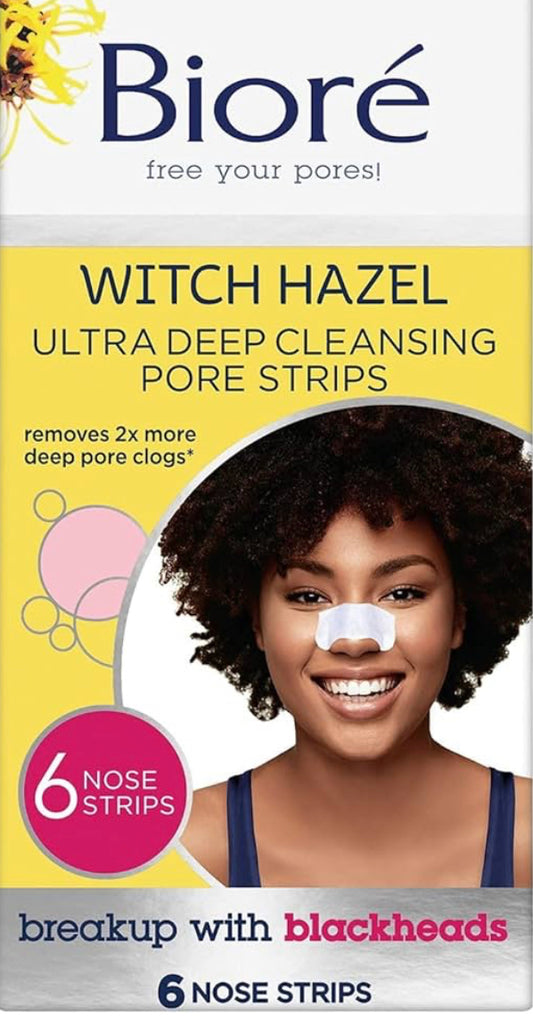 Biore Deep Cleansing Pore Witch Hazel (pack of 6)